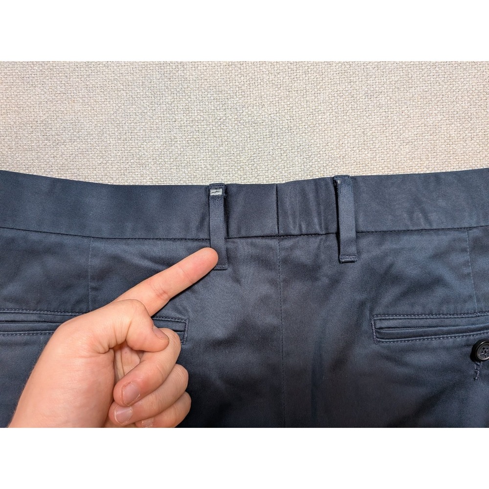 Bonobos Monday Mens Pants Navy 33x32 Weekday Warrior Slim Taper Chino Stretch - Picture 12 of 13
